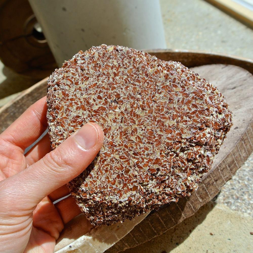 Nach der Leinölpresskung