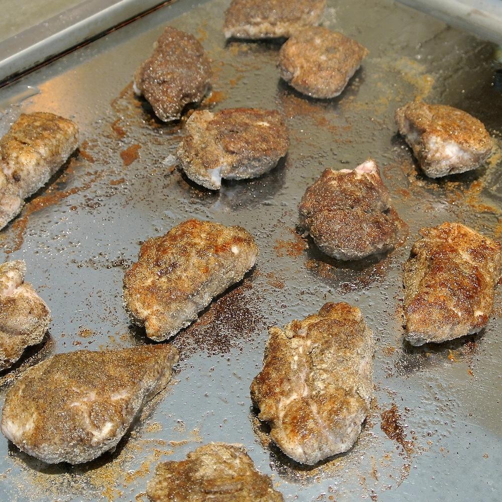 Auch Bries panieren funktioniert